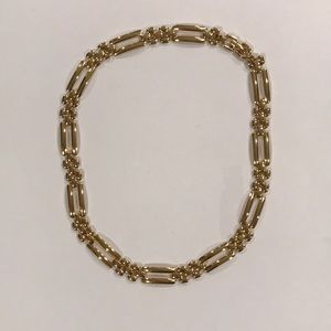 Chain Length is 151/2 inches. Necklace